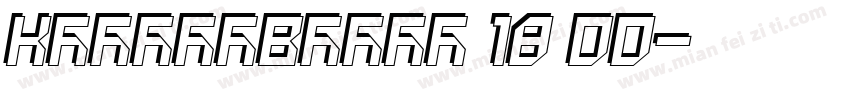 KSHISHVNTCO 18 00字体转换